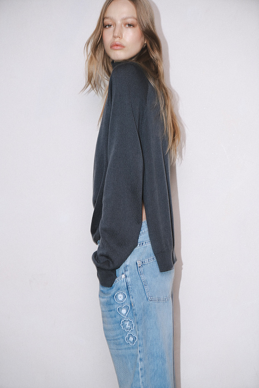 ANA СВИТЕР ИЗ ТОНКОЙ ШЕРСТИ