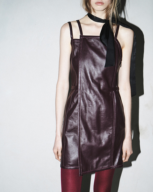 SIN Платье из кожи