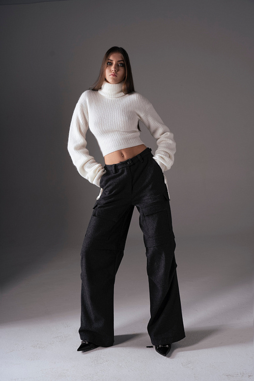 БРЮКИ ARON ИЗ ШЕРСТИ